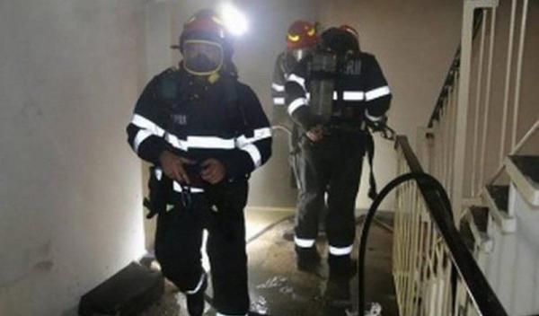 incendiu apartament