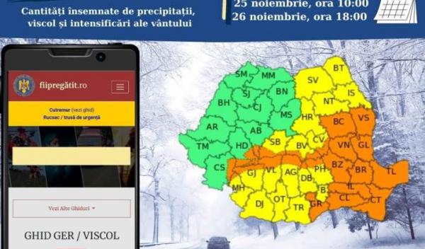 atentionare meteo