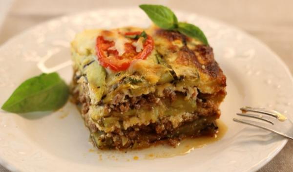 Lasagna cu dovlecei