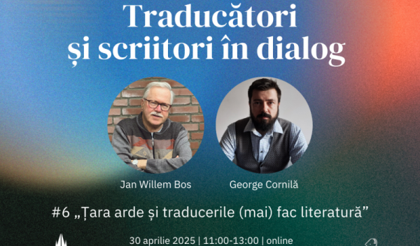 Afis_Traducatori si scriitori in dialog 30.04.2025