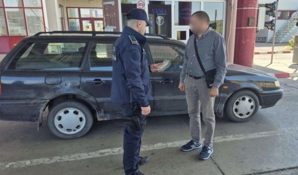 Descoperit la controlul de frontieră cu un permis de conducere  fals