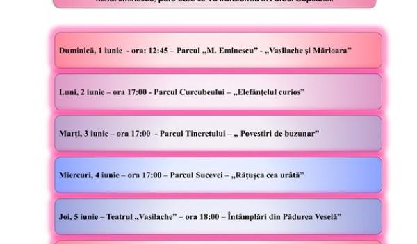 Săptămâna Teatrului pentru Copii editia a II-a afis 5