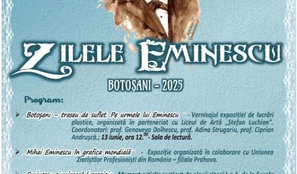 Zilele Eminescu 2025