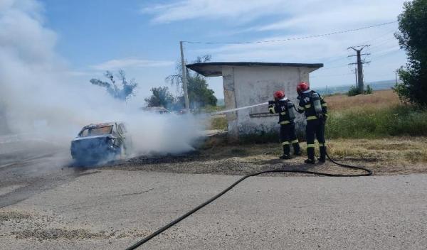 Masina incendiata Mihai Viteazu_ (2)