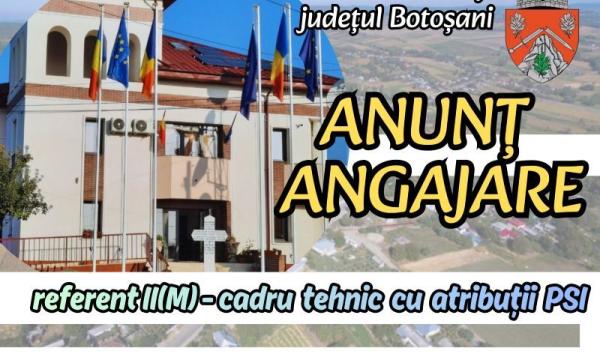 anunț angajare cadru tehnic PSI