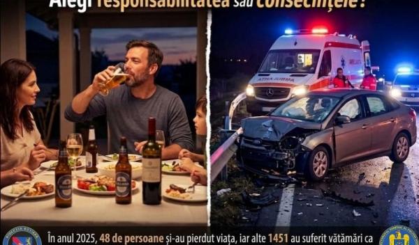 Foto ilustrativ reținere pentru consum de alcool