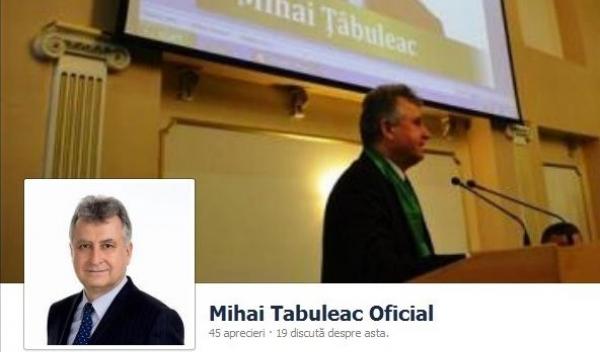 Mihai Tabuleac pe Facebook