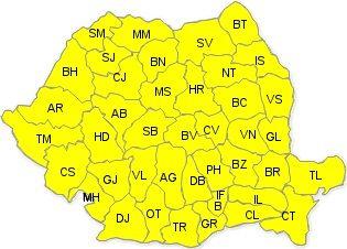 Harta - Cod Galben
