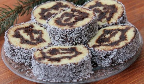 Rulada cu crema de ciocolata