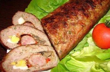 Rulada de carne tocata