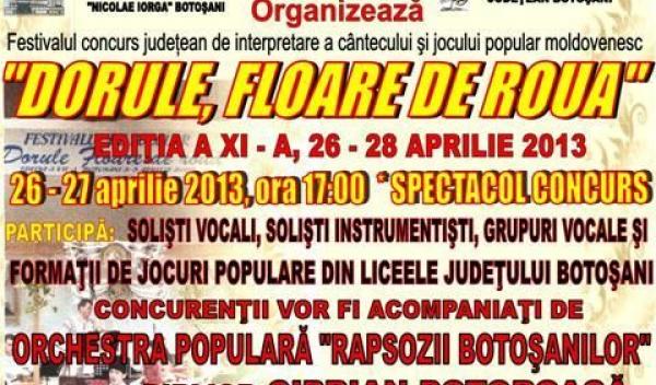 Festivalul DORULE, FLOARE DE ROUA