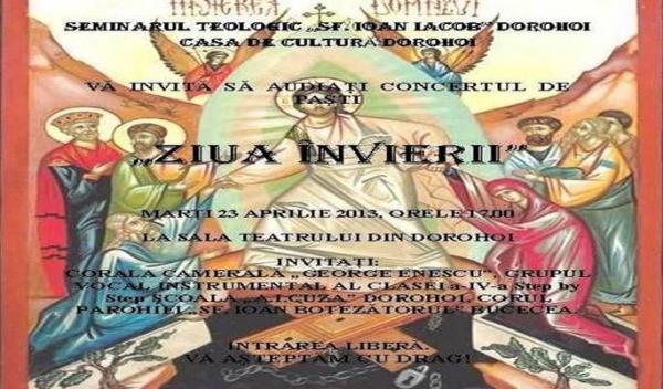 CONCERT PASTI - Ziua Învierii_Dorohoi