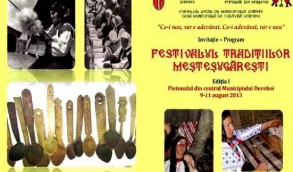 Festivalul mestesugarilor la Dorohoi