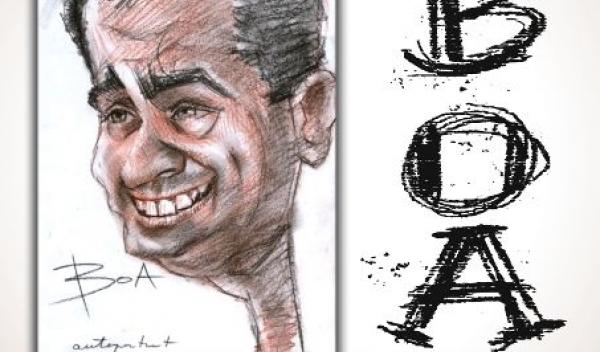 Afis Maraton caricaturi - BOA