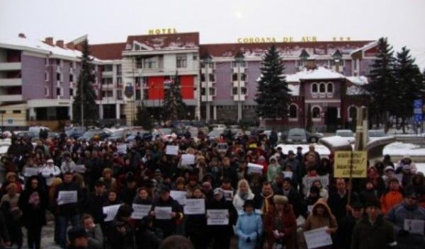 Sindicaliştii din nou în stradă