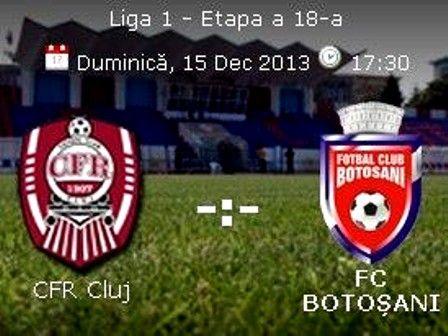 FC Botoșani îi întâlnește astăzi în deplasare pe cei de la CFR Cluj