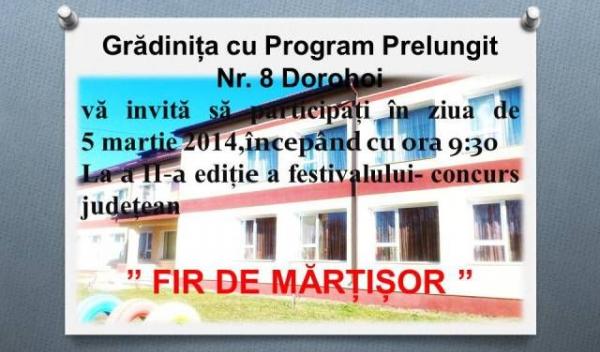 Fir de Martisor - Gradinita Nr.8 Dorohoi