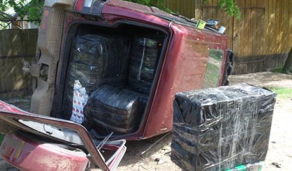 Urmărire, focuri de armă şi ţigarete de contrabandă confiscate de poliţiştii de frontieră dorohoieni