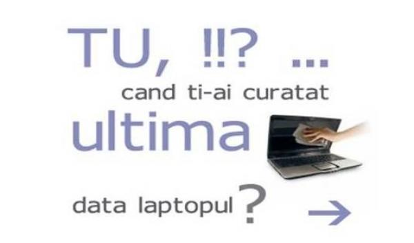 curatare laptop