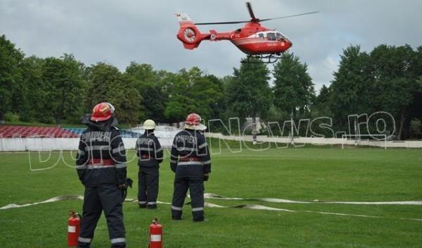 Elicopter SMURD la Dorohoi