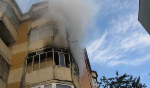 incendiu apartament