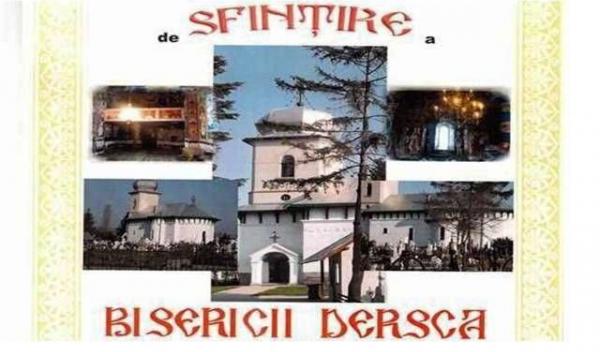 Slujbă de sfințire a Bisericii Dersca oficiată de Preasfințitul Calinic Botoșăneanul