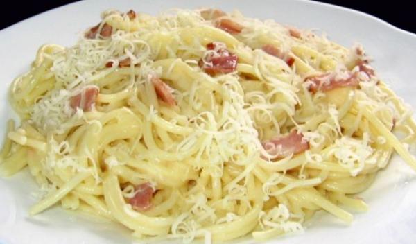 Paste carbonara