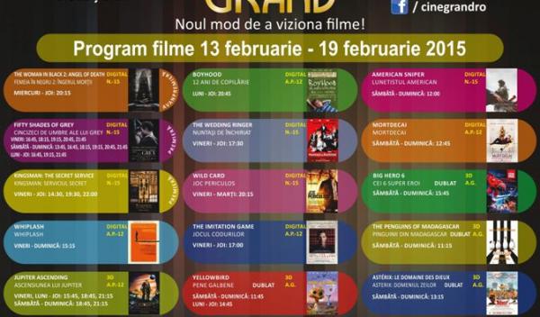 Vezi ce filme vor rula la Cine Grand - Uvertura Mall Botoșani