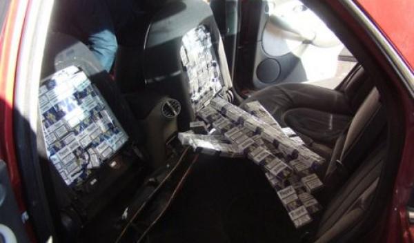 igarete de contrabandă descoperite cu ajutorul câinelui MICAX - 1