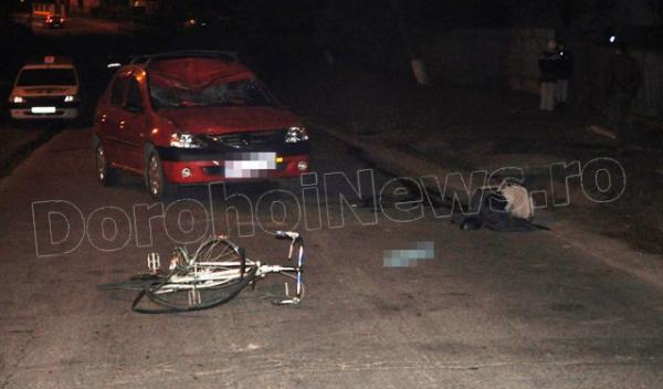Accident biciclist pe Sf.Ioan Romanul din Dorohoi_01