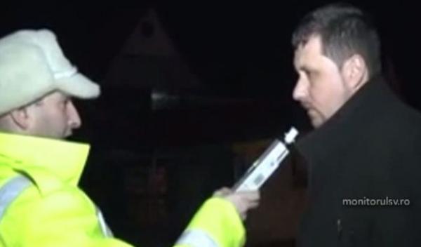 Un preot beat la volan a făcut circ în faţa poliţiştilor