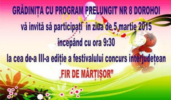 Festival Concurs Judetean - Fir de martisoe