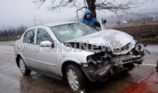 Accident DN 29B Dorohoi - Botosani - 2