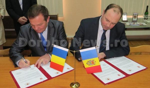 Dorohoi - Ungheni - Semnare protocol de infratire