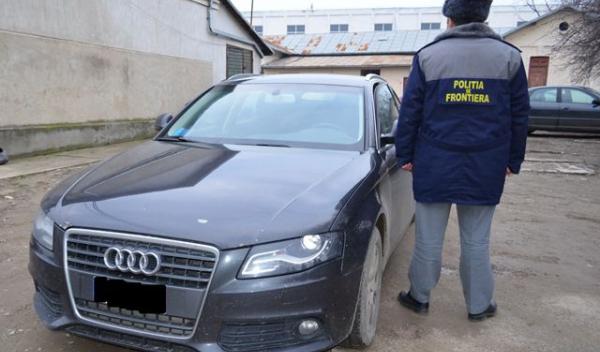 Audi A4 căutat în Italia, depistat de polițiștii de frontieră la Botoşani