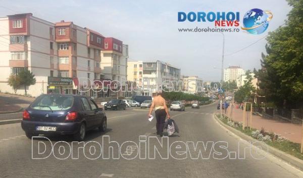 Barbat pe strada in Dorohoi_05