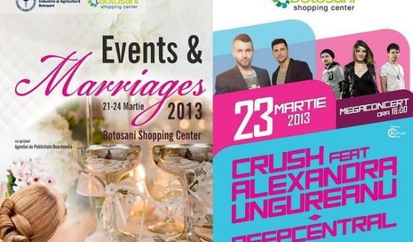 Evenimentele importante sunt la Botoșani Shopping Center și Carrefour