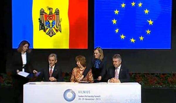 Parafarea acordului de colaborare UE-Moldova